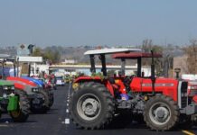Productores de maíz mantienen 12 bloqueos en red federal y 2 autopistas; denuncian intervención de grupo de choque en el Arco Norte