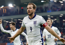 Harry Kane, a un gol de la historia con Inglaterra