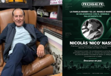 La familia ROGER y el Lic. Rogelio Martínez se solidarizan ante el sensible fallecimiento de Nicolás “Nico” Nassif