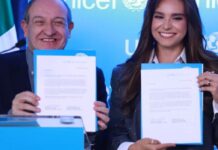 Tania Rincón se convierte en Embajadora de Buena Voluntad de UNICEF México